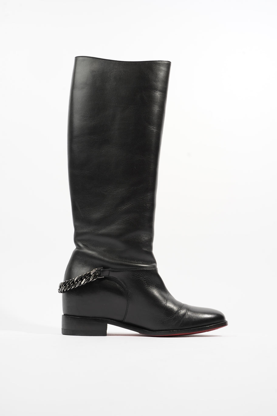 Christian Louboutin Cate Boot Black Calfskin Leather EU 37 UK 4 Image 4