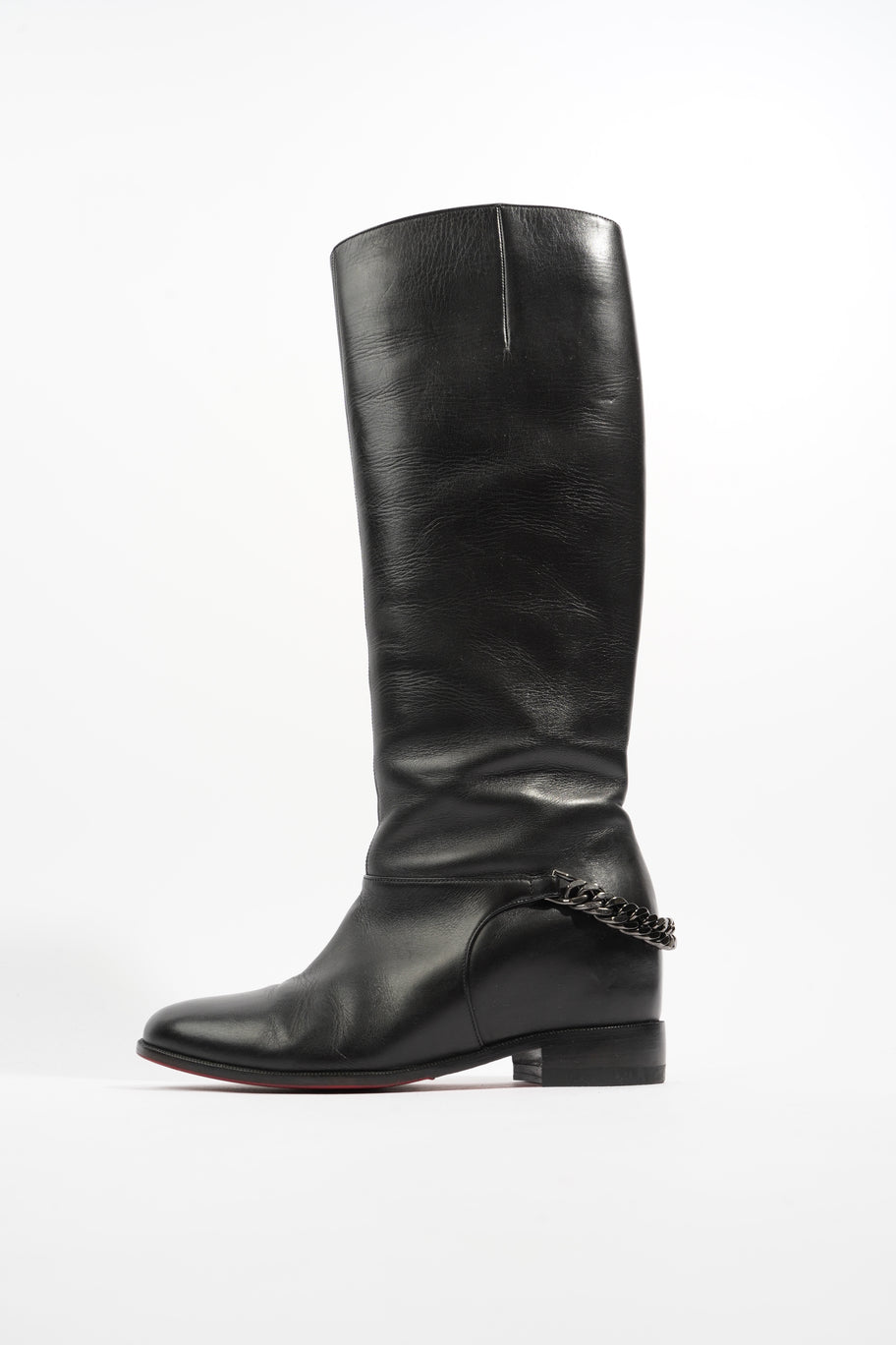 Christian Louboutin Cate Boot Black Calfskin Leather EU 37 UK 4 Image 5