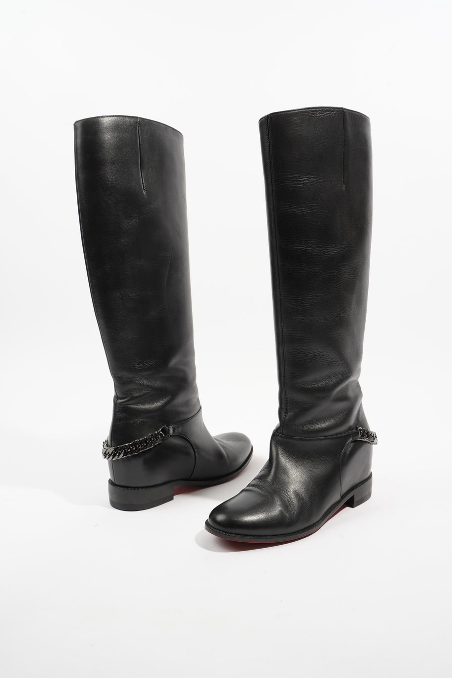 Christian Louboutin Cate Boot Black Calfskin Leather EU 37 UK 4 Image 7