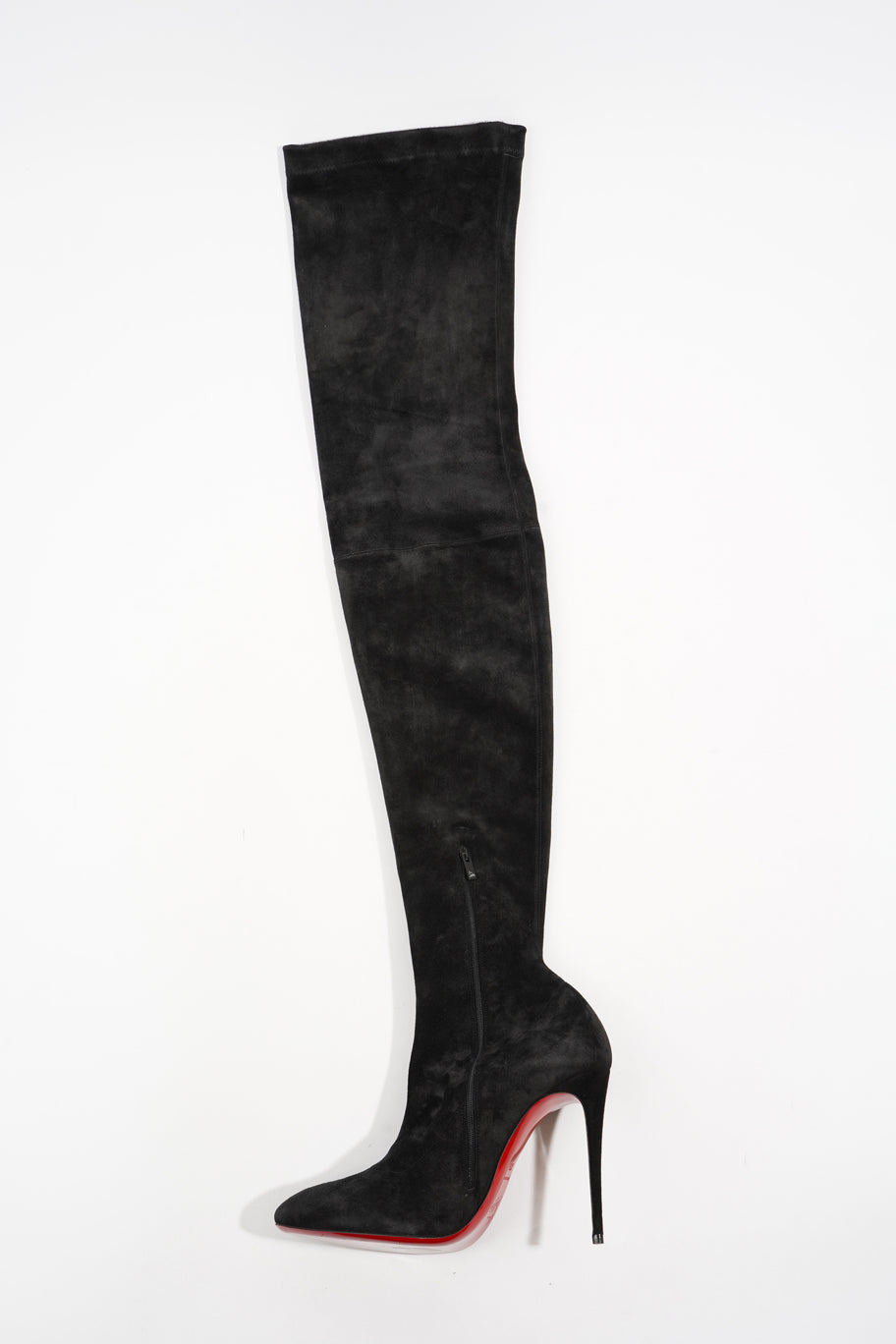 Christian Louboutin Elouix 100 Black Velvet EU 37.5 UK 4.5 Image 3