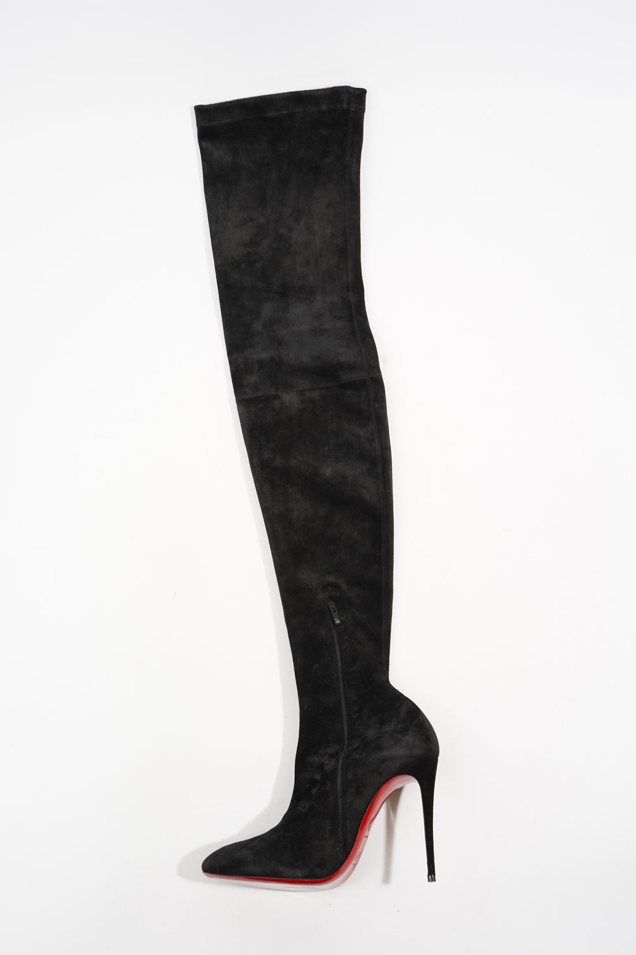 Christian Louboutin Elouix 100 Black Velvet EU 37.5 UK 4.5 Image 5