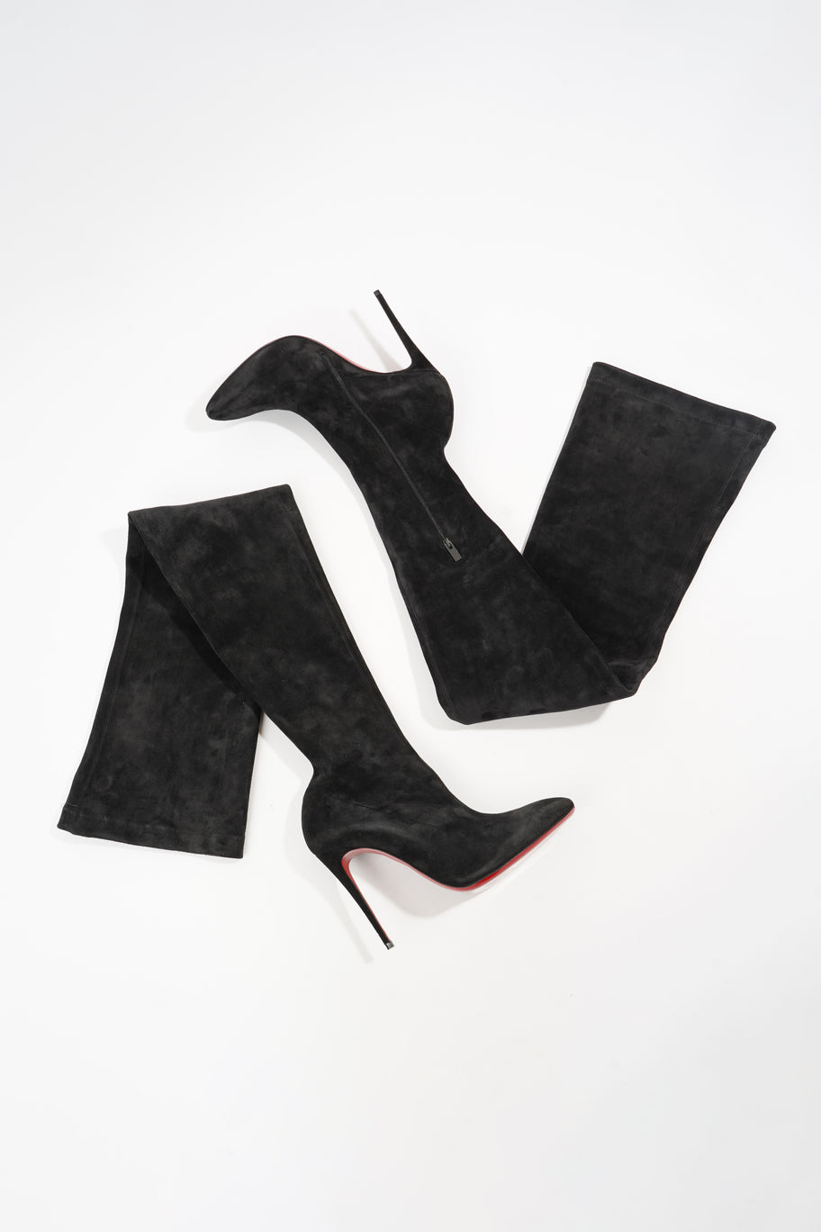 Christian Louboutin Elouix 100 Black Velvet EU 37.5 UK 4.5 Image 8