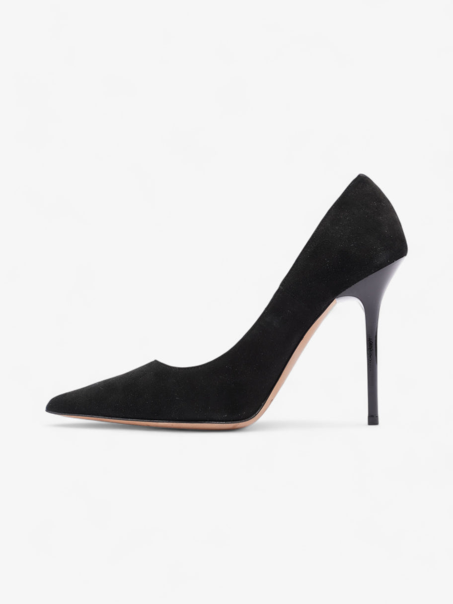 Jimmy Choo Anouk Pointed Toe Pumps 80mm Black Suede EU 36.5 UK 3.5 Image 3