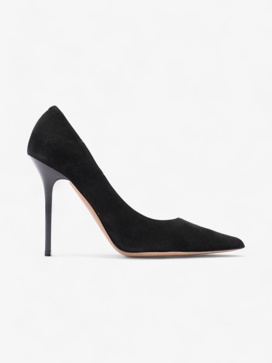 Jimmy Choo Anouk Pointed Toe Pumps 80mm Black Suede EU 36.5 UK 3.5 Image 4