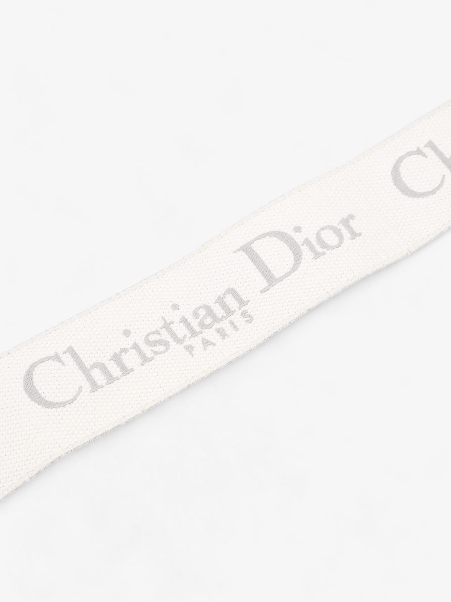 Christian Dior Adjustable Shoulder Strap With Ring Grey Oblique Canvas Image 3