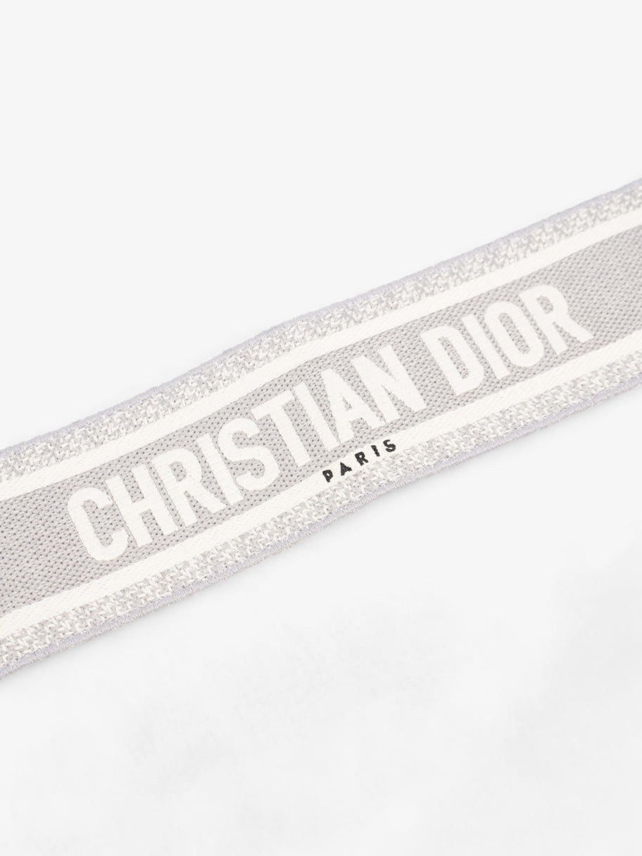 Christian Dior Adjustable Shoulder Strap With Ring Grey Oblique Canvas Image 4