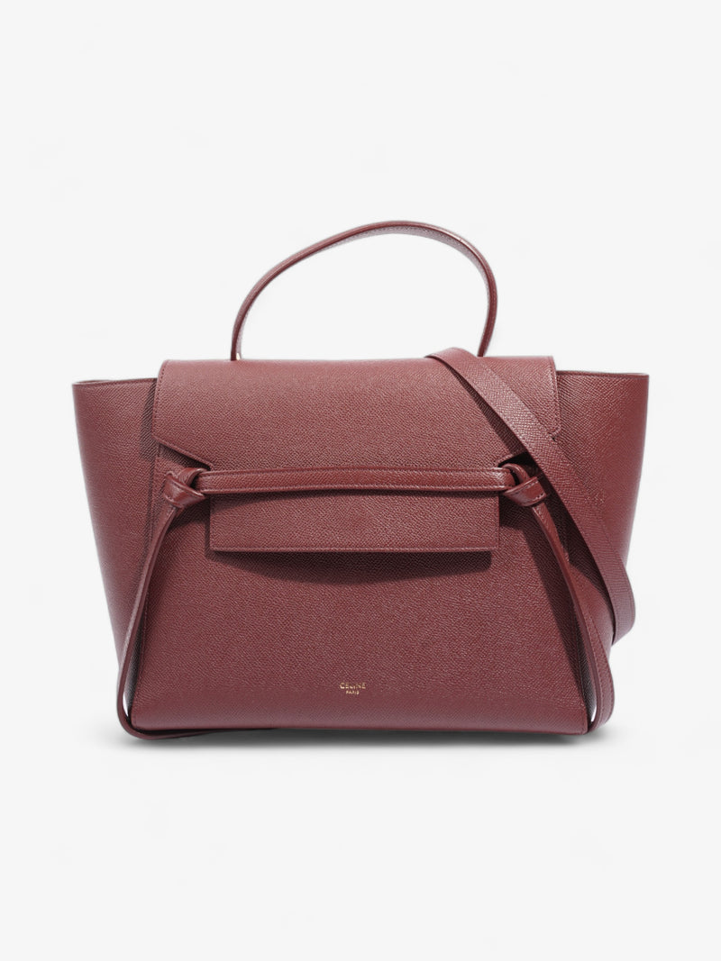  Celine Belt Bag Burgundy Grained Leather Mini