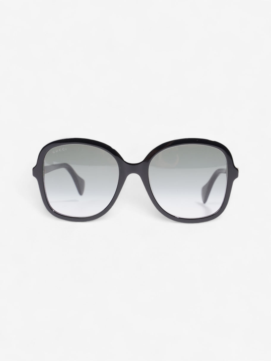 Gucci Round Sunglasses Black Acetate 145mm Image 1