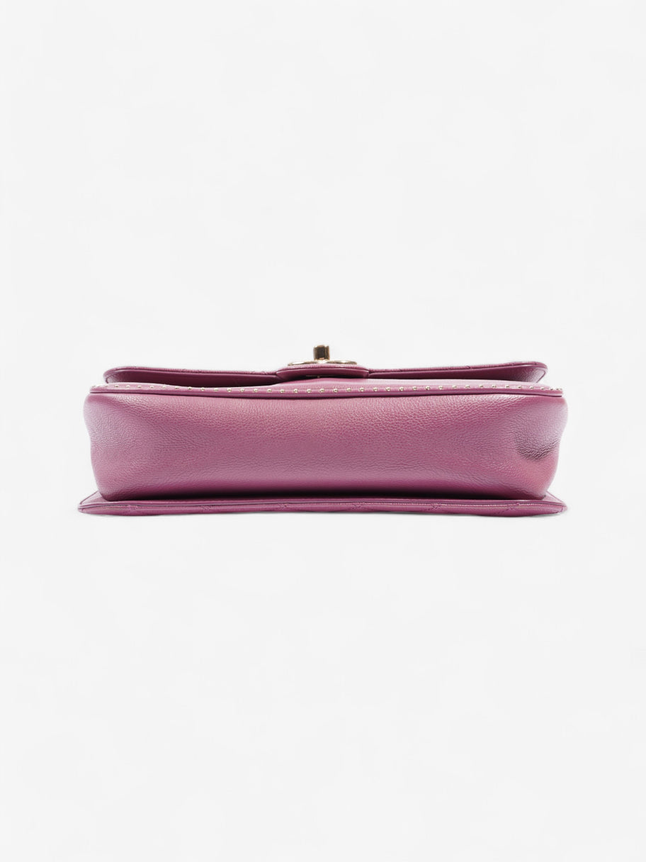 Chanel Classic Flap Bag Mauve Caviar Leather Image 6