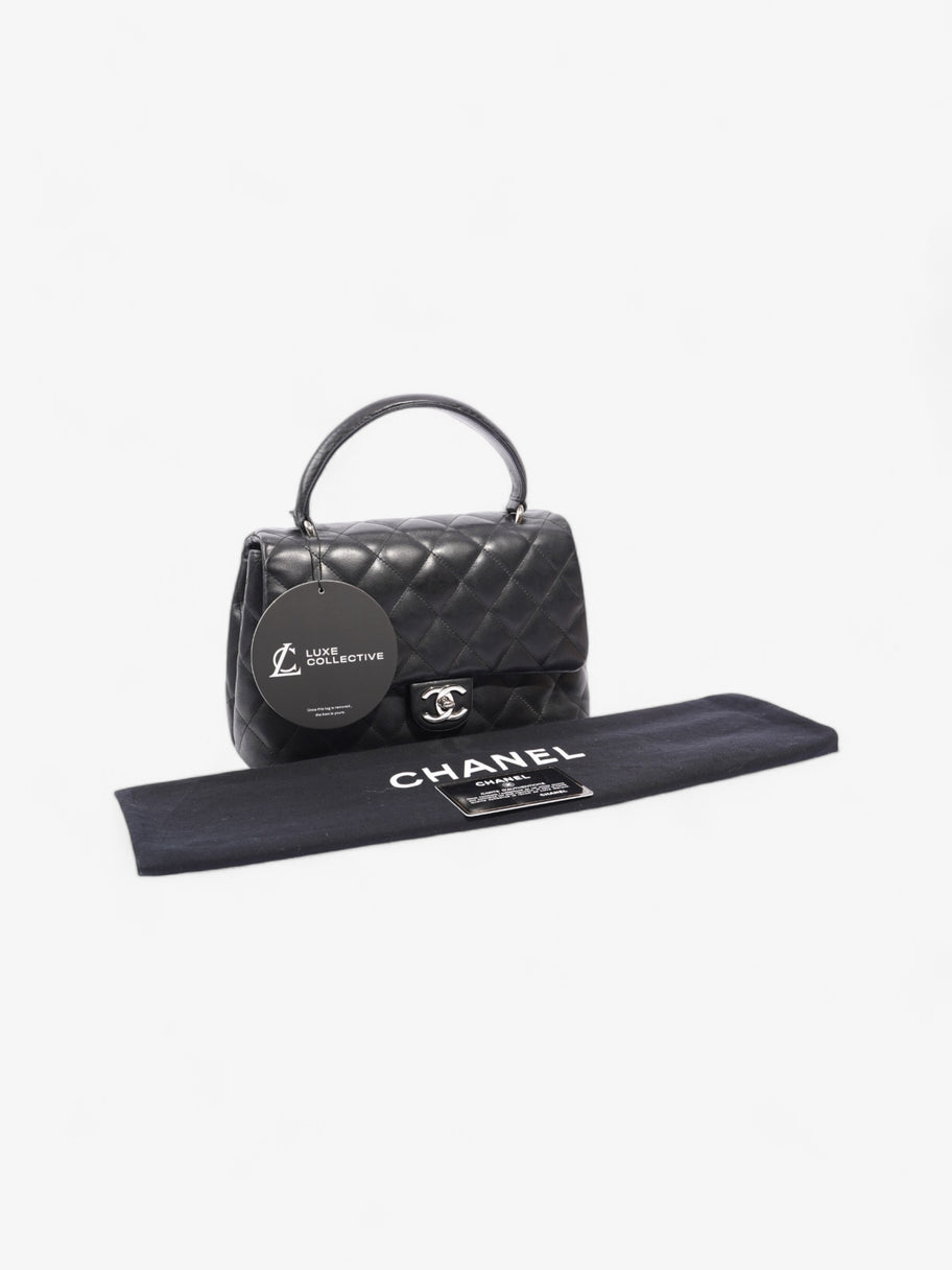 Chanel Coco Handle Flap Black Lambskin Leather Small Image 9