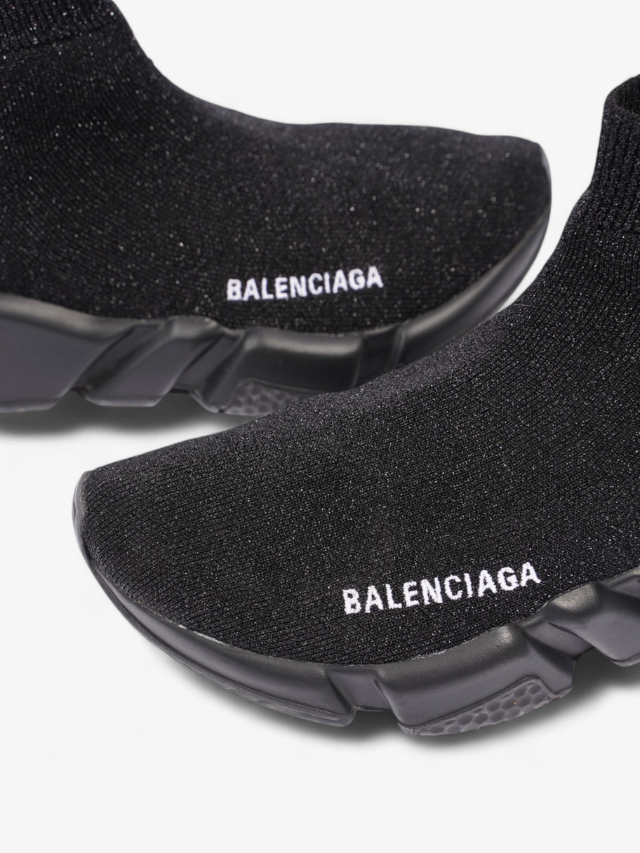 Balenciaga Speed Black Glitter / White Cotton EU 36 UK 3 Image 9