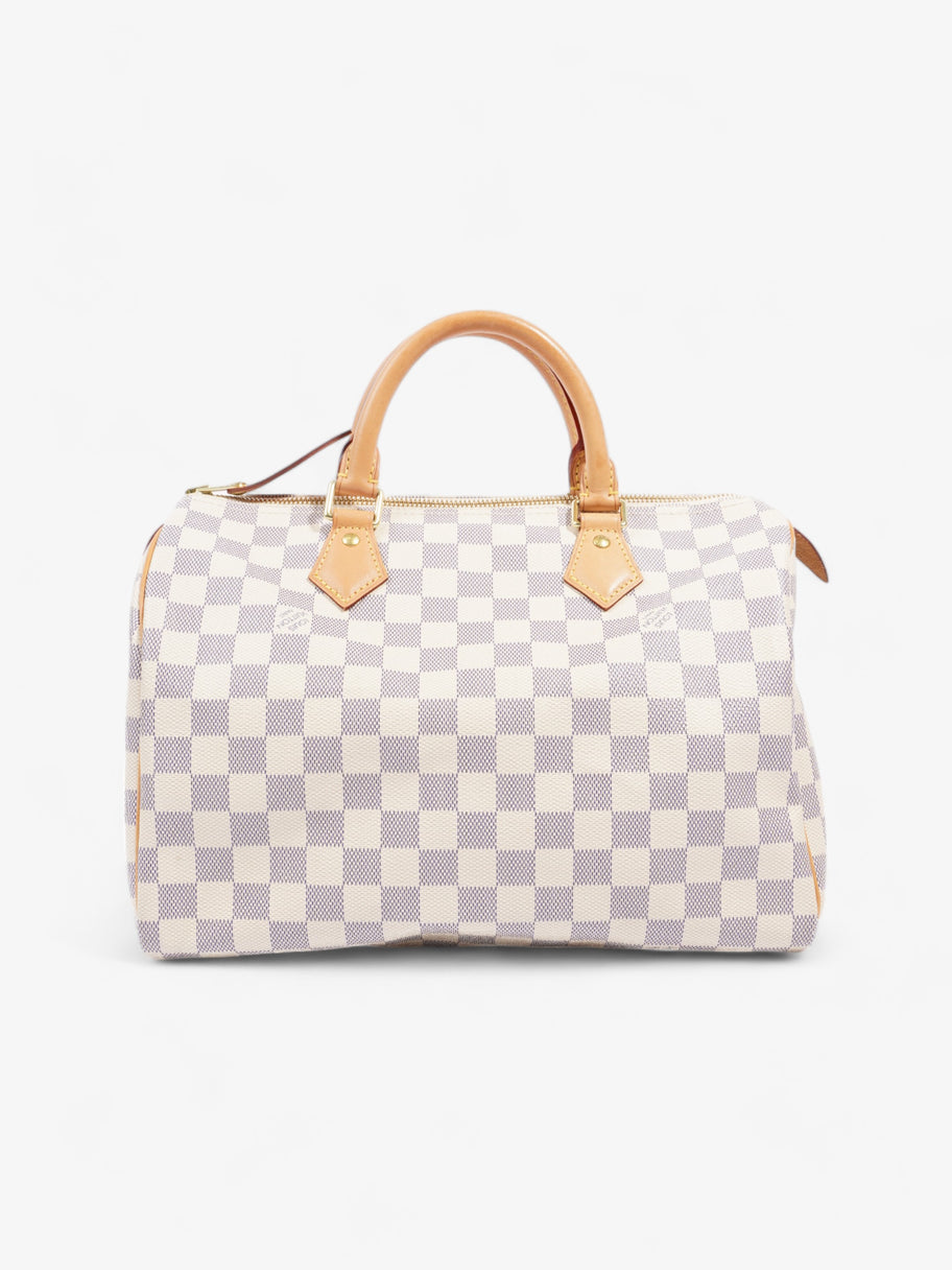 Speedy Damier Azur Coated Canvas 30 Image 4