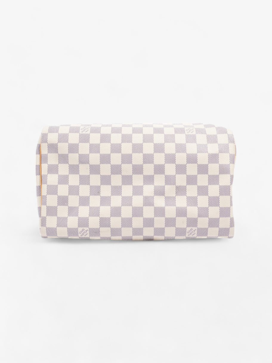 Speedy Damier Azur Coated Canvas 30 Image 6