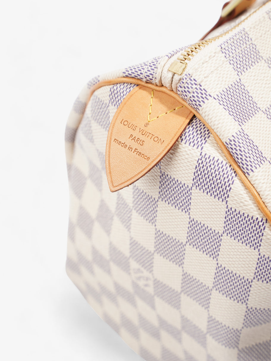 Speedy Damier Azur Coated Canvas 30 Image 9