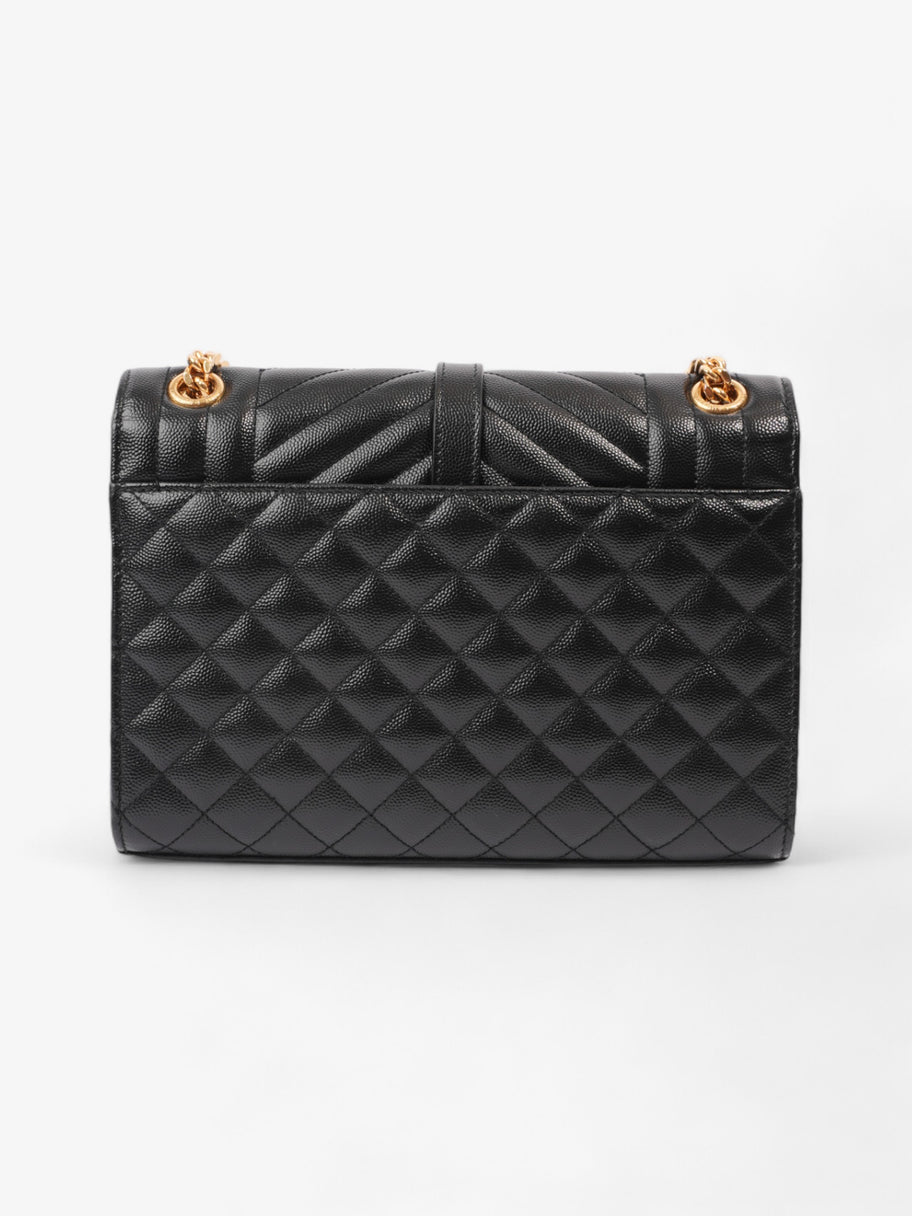 Saint Laurent Triquilt Envelope Bag Black Leather Image 4