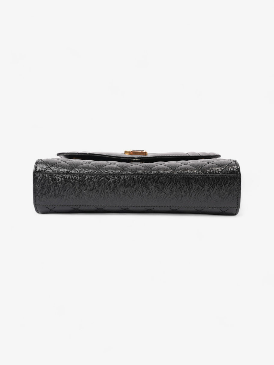 Saint Laurent Triquilt Envelope Bag Black Leather Image 6