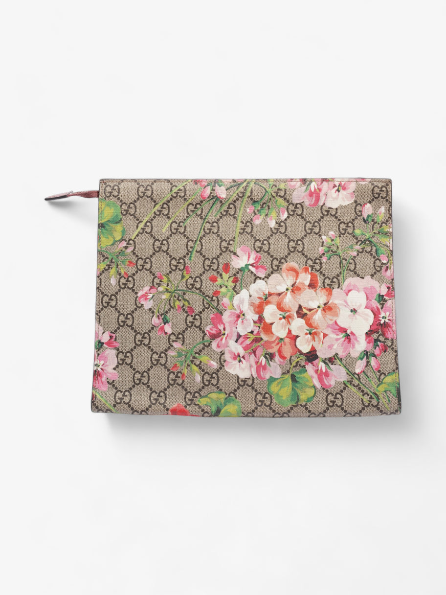 Gucci Blooms Large Pouch GG Supreme  / Antique Rose Coated Canvas Image 4