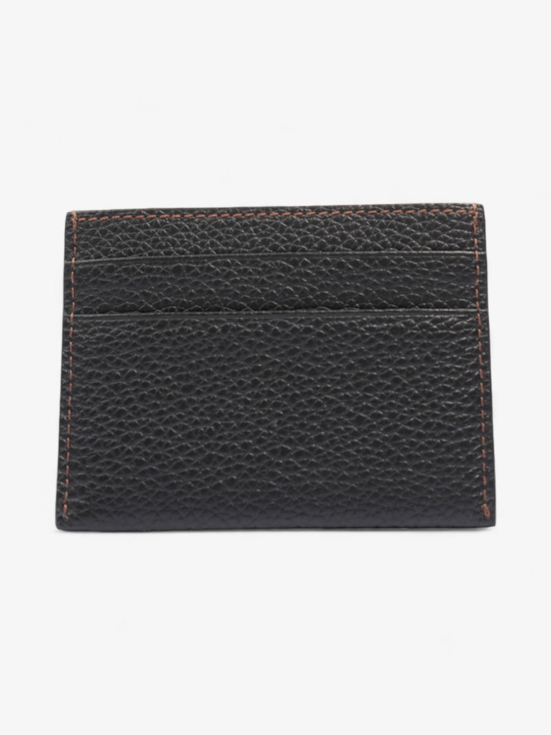  Burberry TB Card Holder Black Calfskin Leather