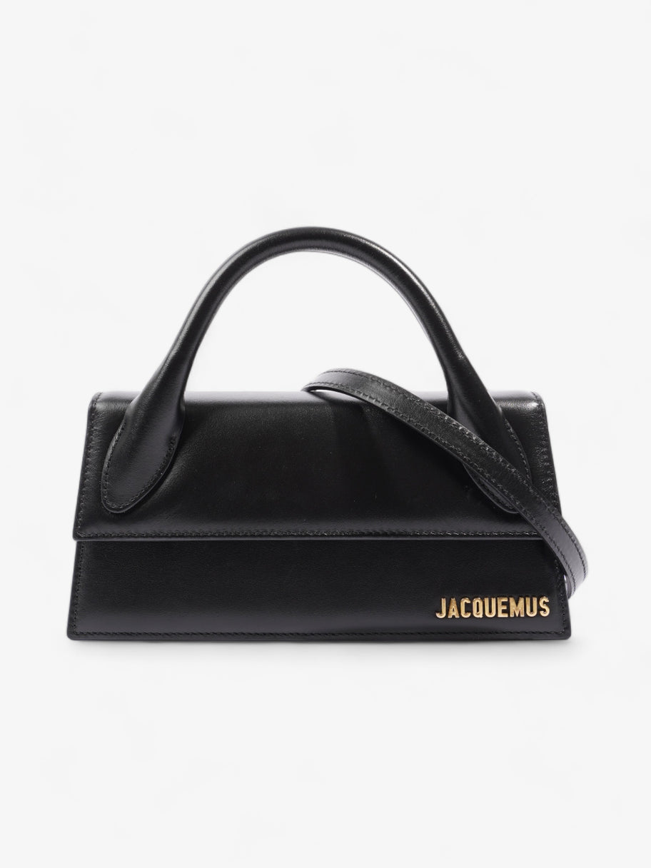 Jacquemus Le Chiquito Long Black Leather Image 1