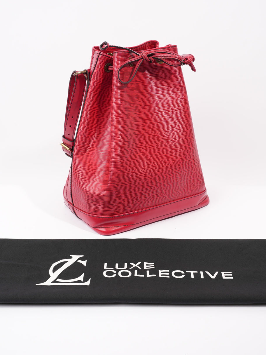 Louis Vuitton Neo Noe Red Epi Leather MM Image 9