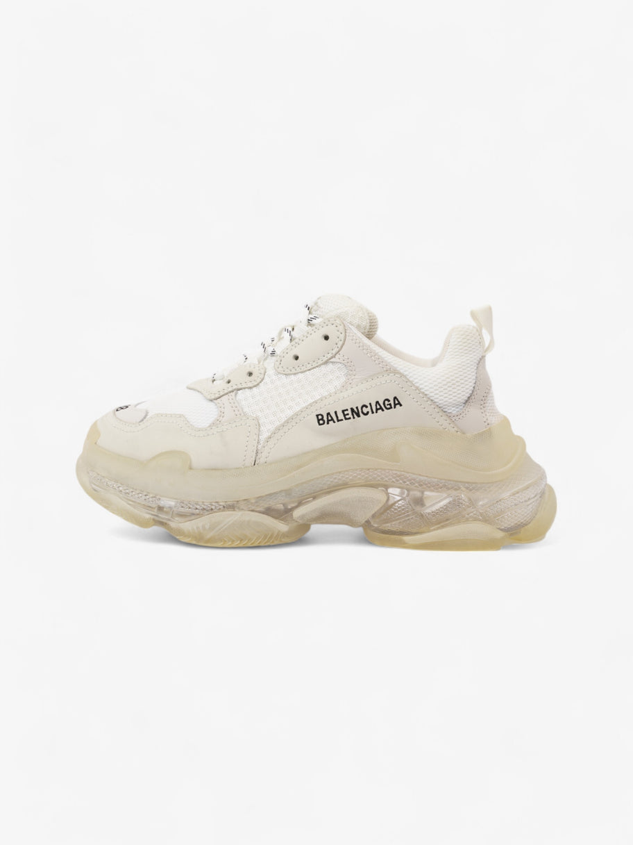 Balenciaga Triple S Clear Sole White Mesh EU 38 UK 5 Image 5