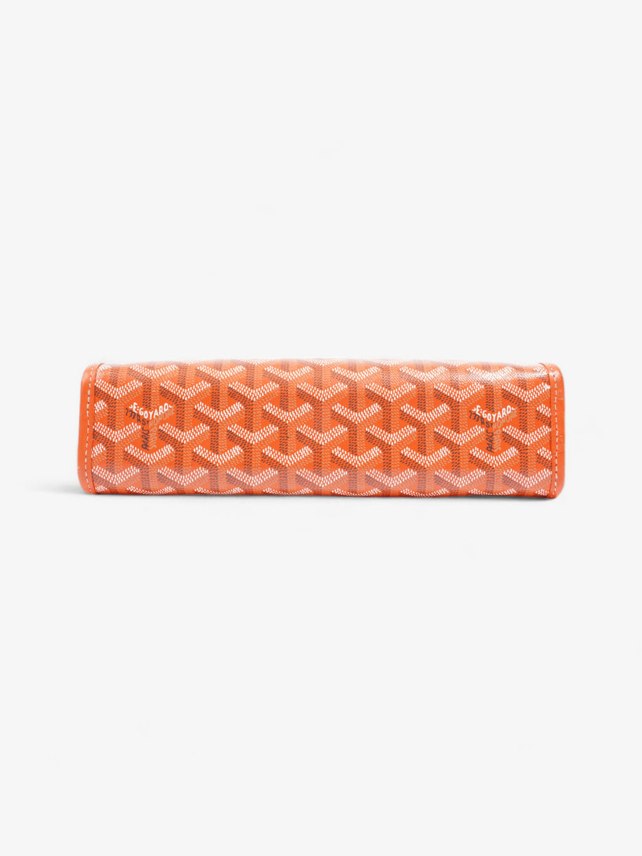 Goyard Jouvence Pouch Orange Goyardine Coated Canvas MM Image 6