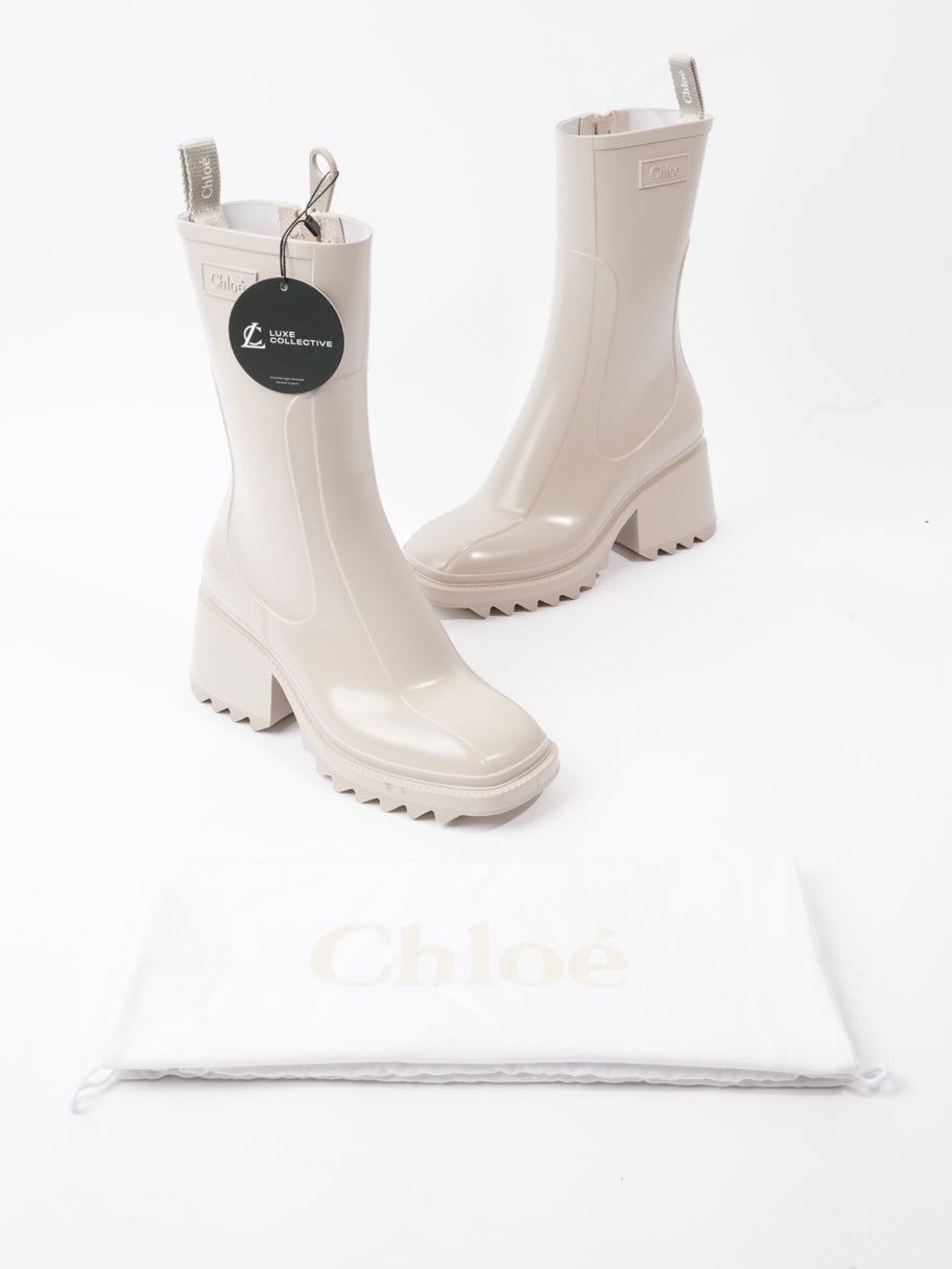 Betty Rainboots 35mm Beige Rubber EU 36 UK 3 Image 11