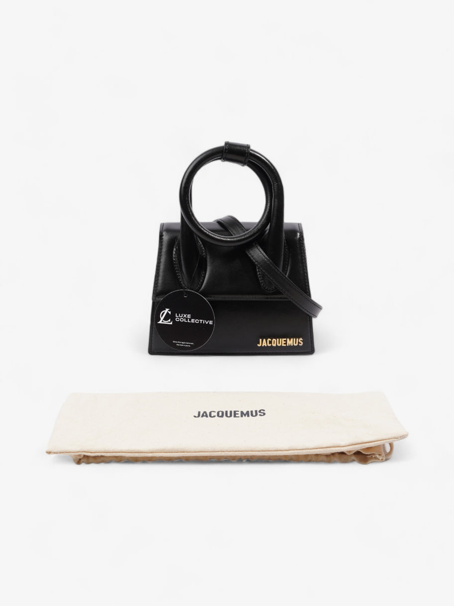 Jacquemus Le Chiquito Noeud Black Leather Image 8