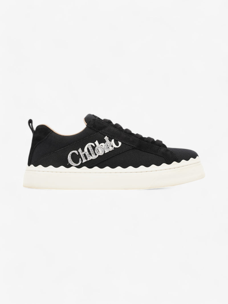  Chloe Lauren Black / Silver / White Canvas EU 38 UK 5