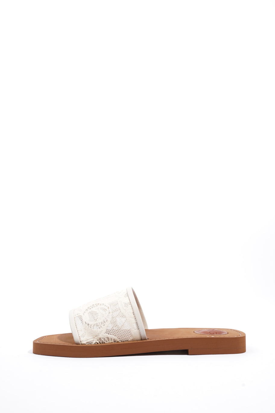 Woody Sandals White Lace EU 37 UK 4 Image 3