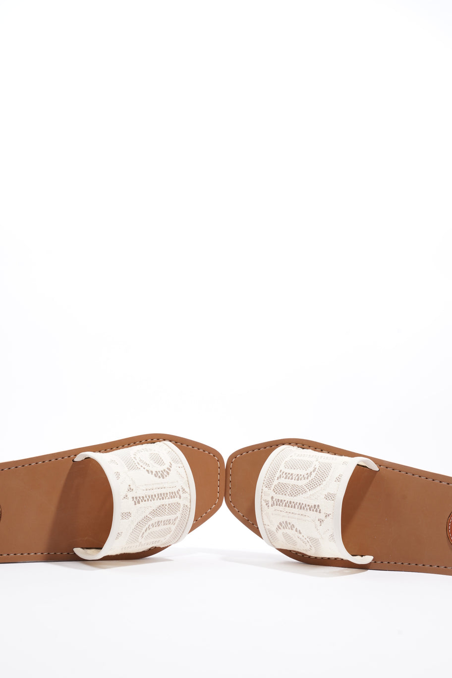 Woody Sandals White Lace EU 37 UK 4 Image 9