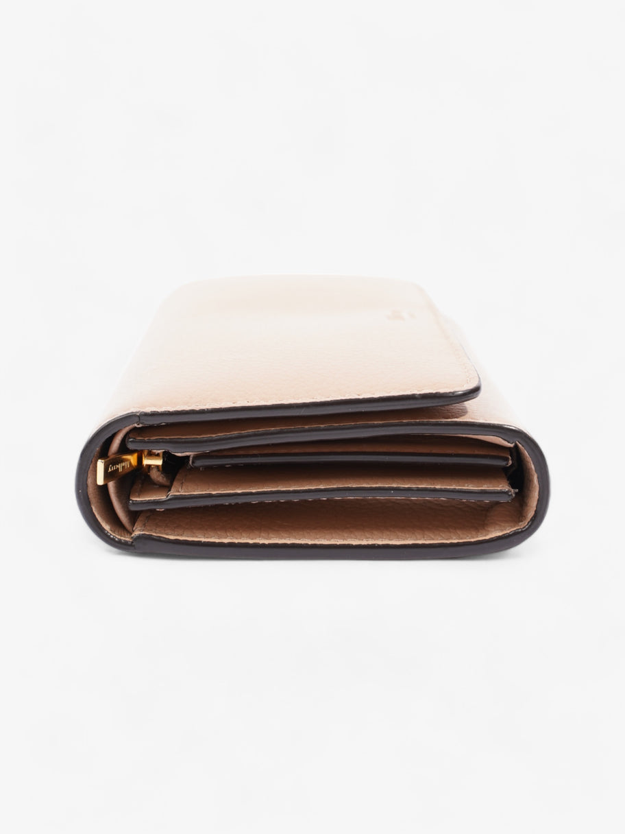 Continental French Wallet  Nude Grained Leather Medium Image 4