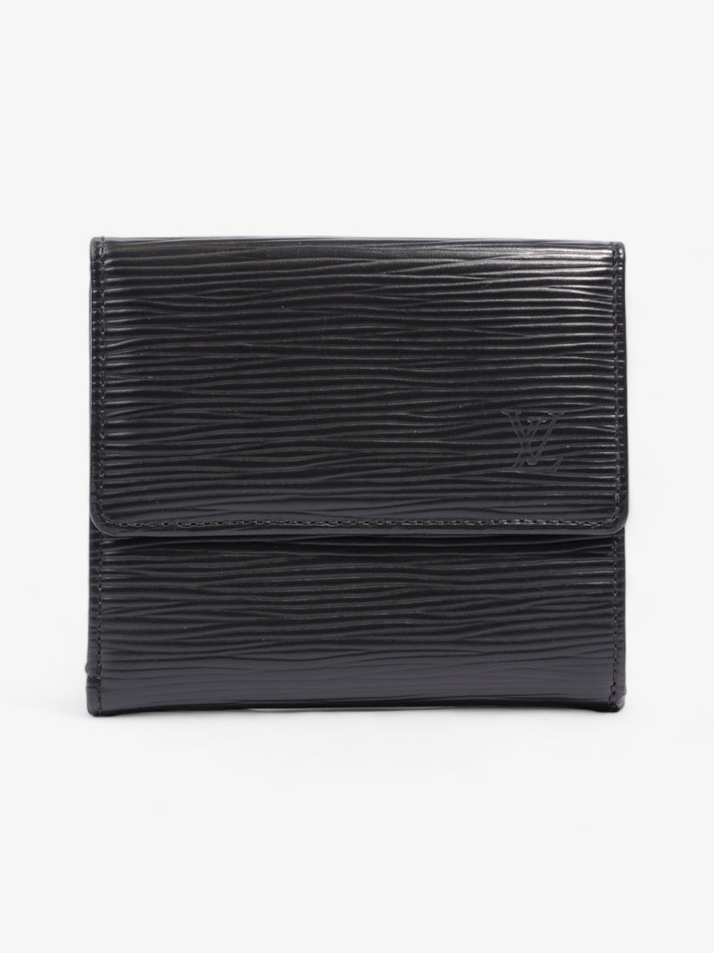  Louis Vuitton Bifold Wallet Black Epi Leather