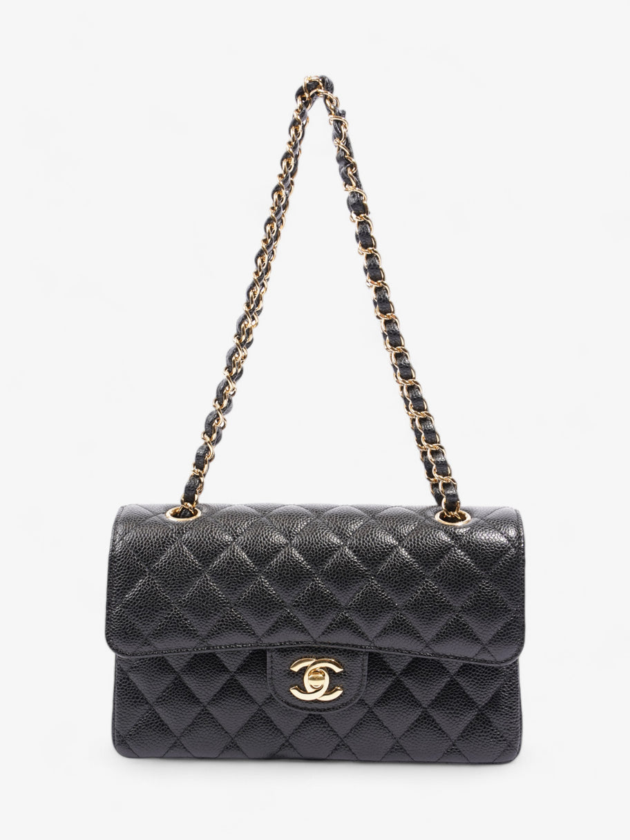 Chanel Classic Double Flap Black Caviar Leather Small Image 3