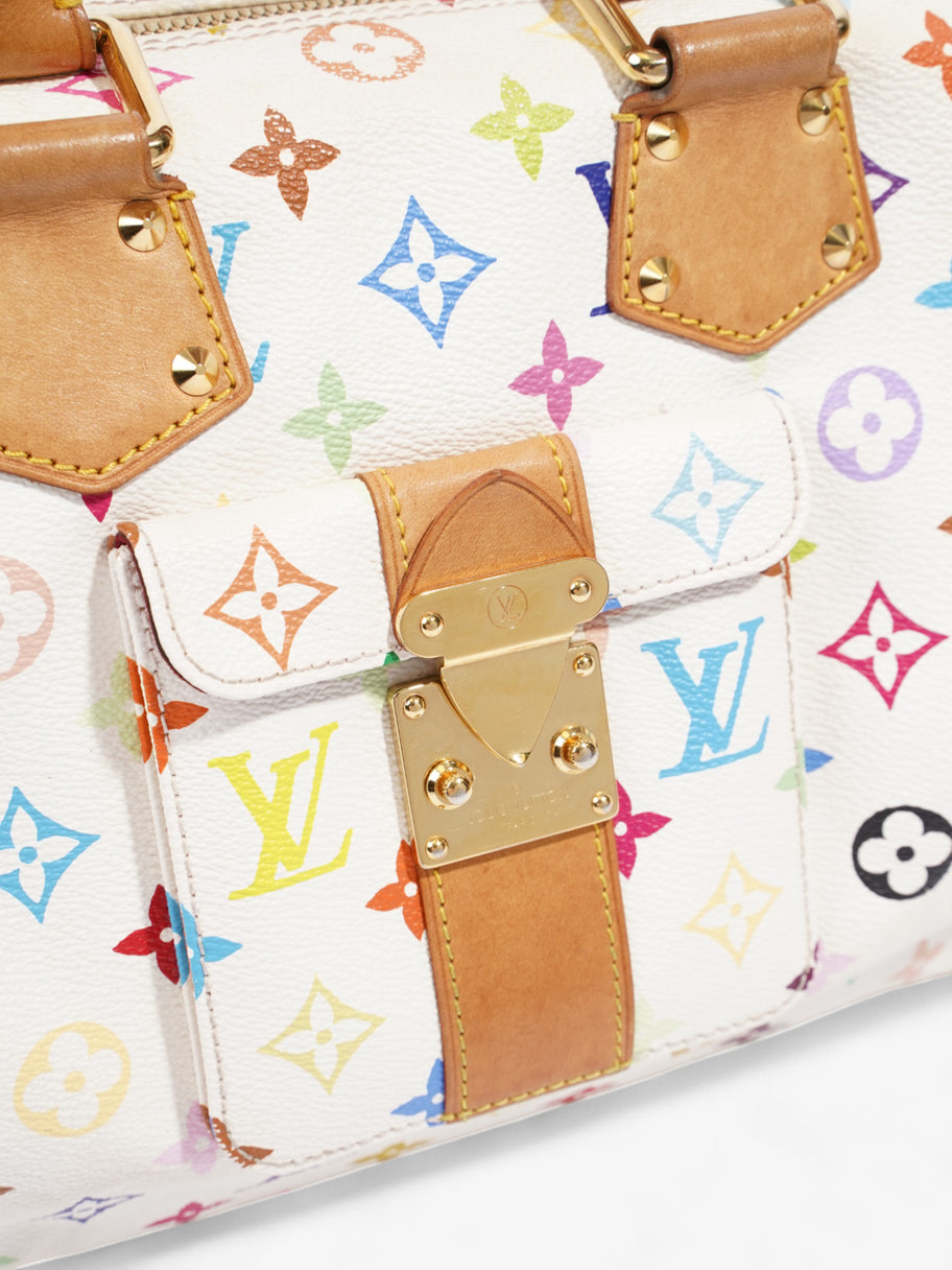 Louis Vuitton Speedy Monogram Multicolour / White Coated Canvas 30 Image 7