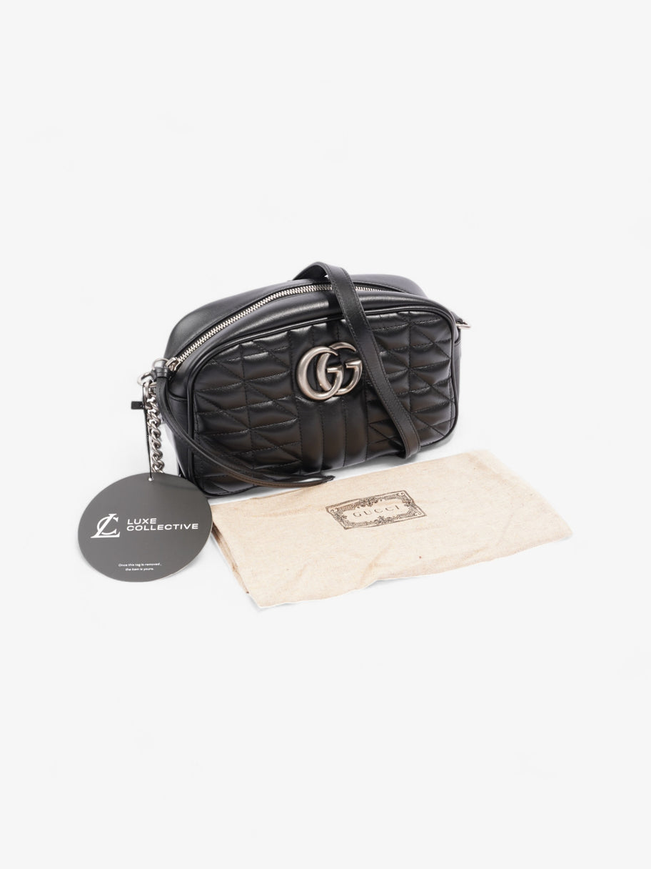 Gucci Marmont Zip Black Matelasse Leather Small Image 8