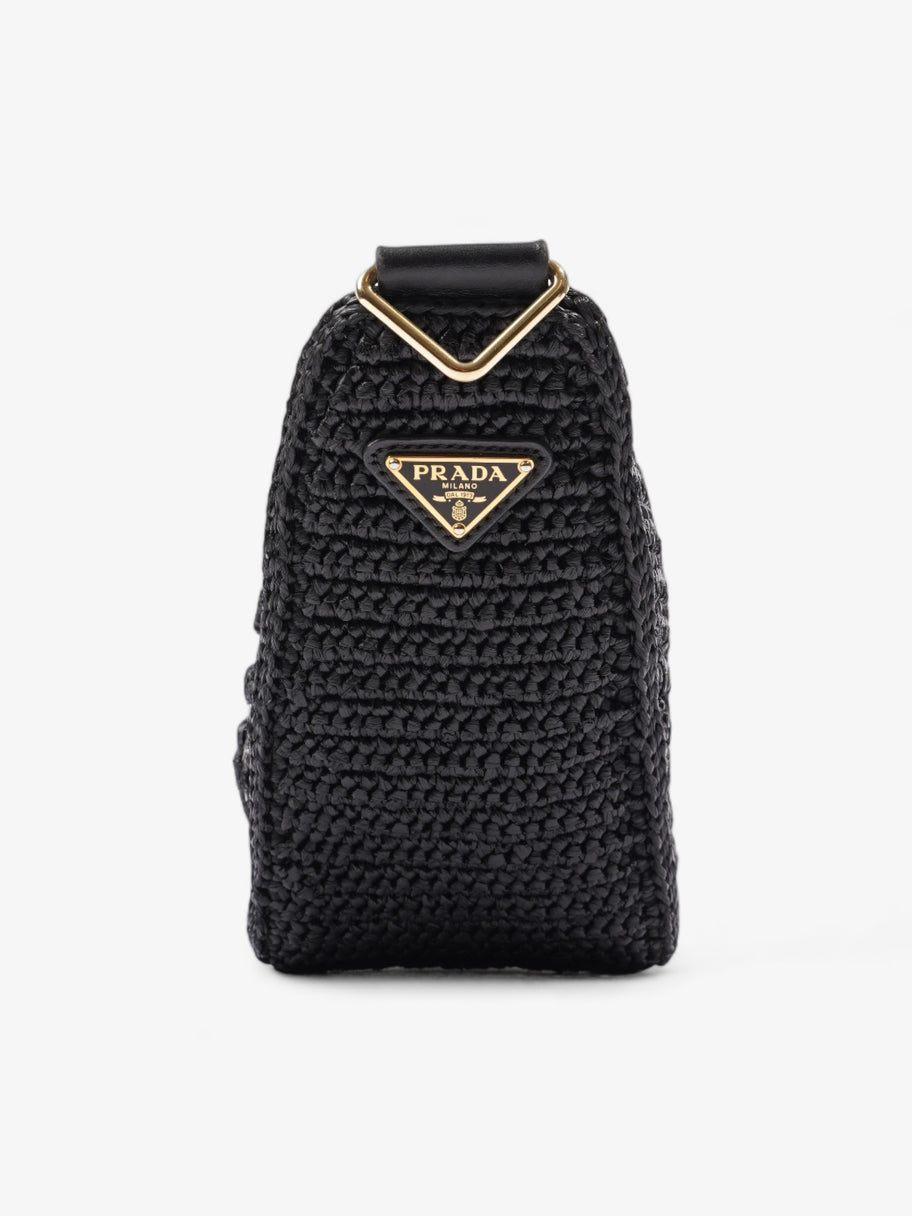 Prada Prada Crochet Black Raffia Image 3