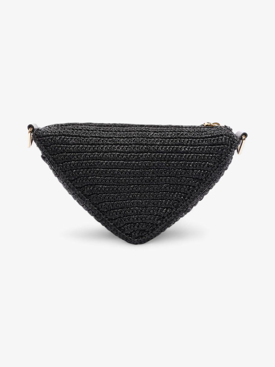 Prada Prada Crochet Black Raffia Image 4