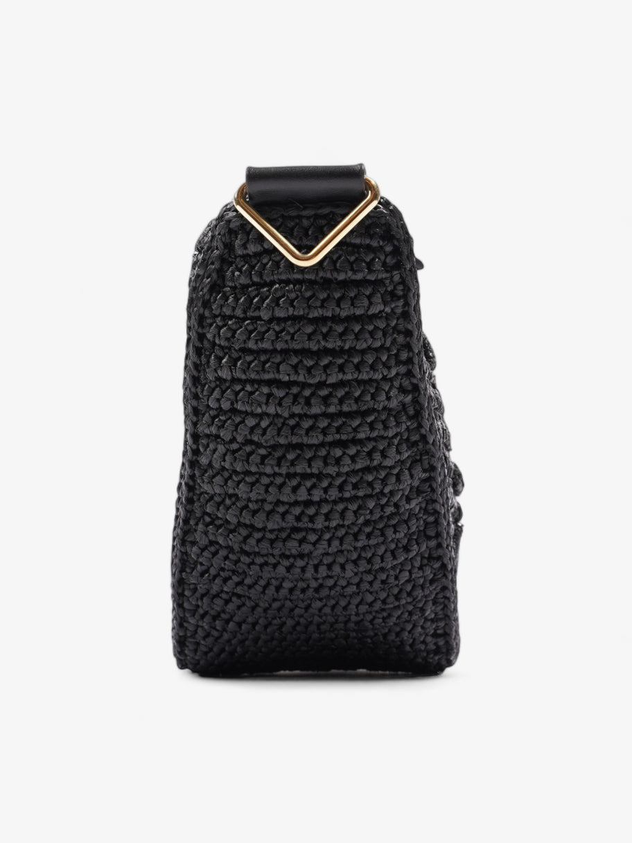 Prada Prada Crochet Black Raffia Image 5