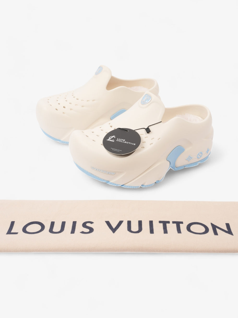 Louis Vuitton Shark Clogs White  / Light Blue Rubber EU 38 UK 5 Image 10