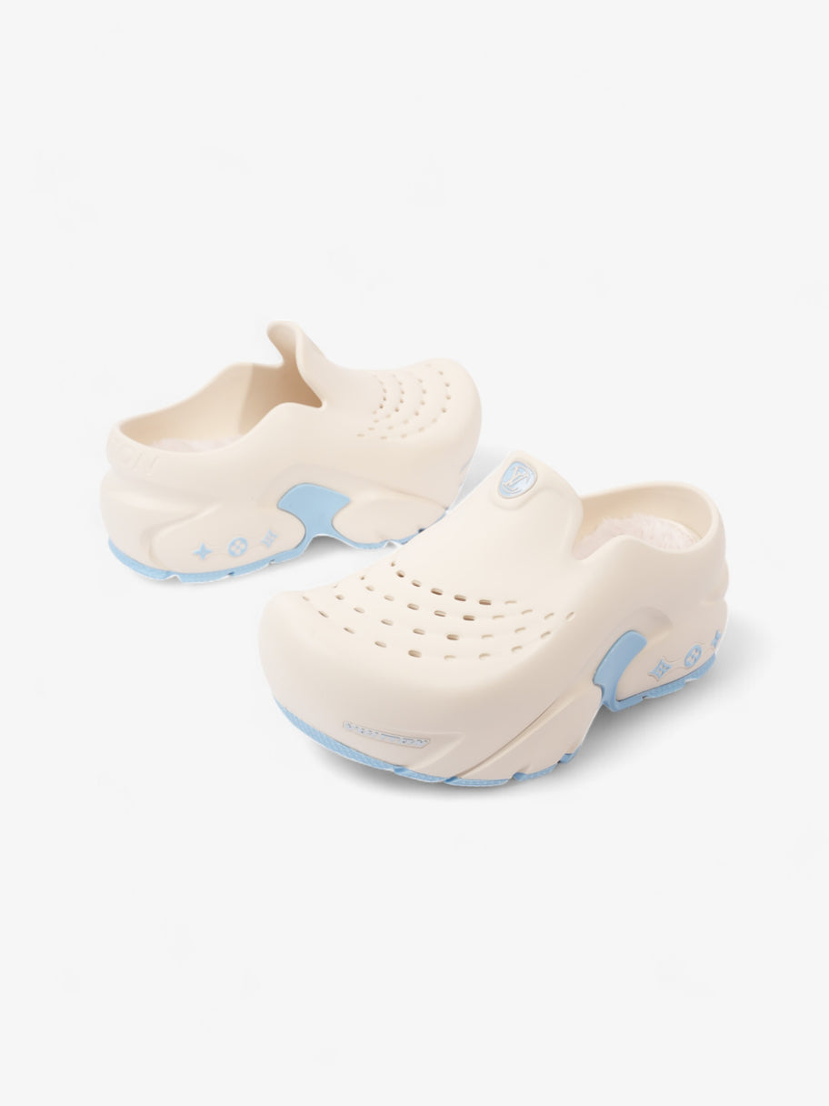 Louis Vuitton Shark Clogs White  / Light Blue Rubber EU 38 UK 5 Image 9