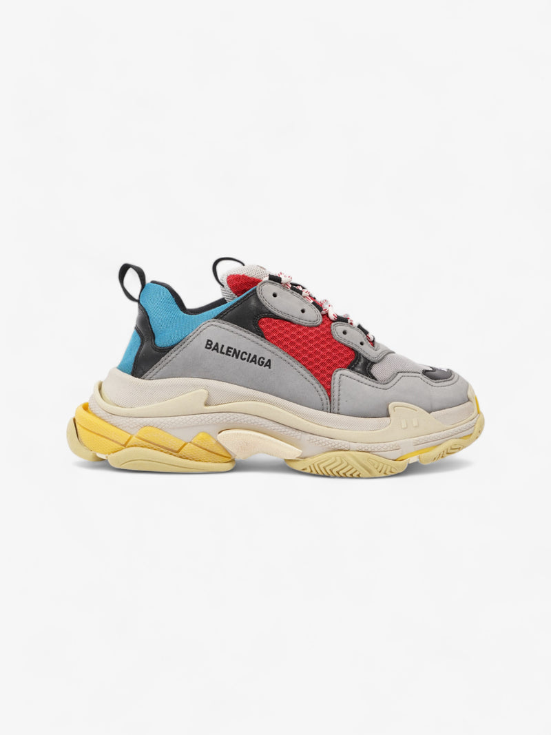  Balenciaga Triple S Grey / Red / Blue Mesh EU 43 UK 9