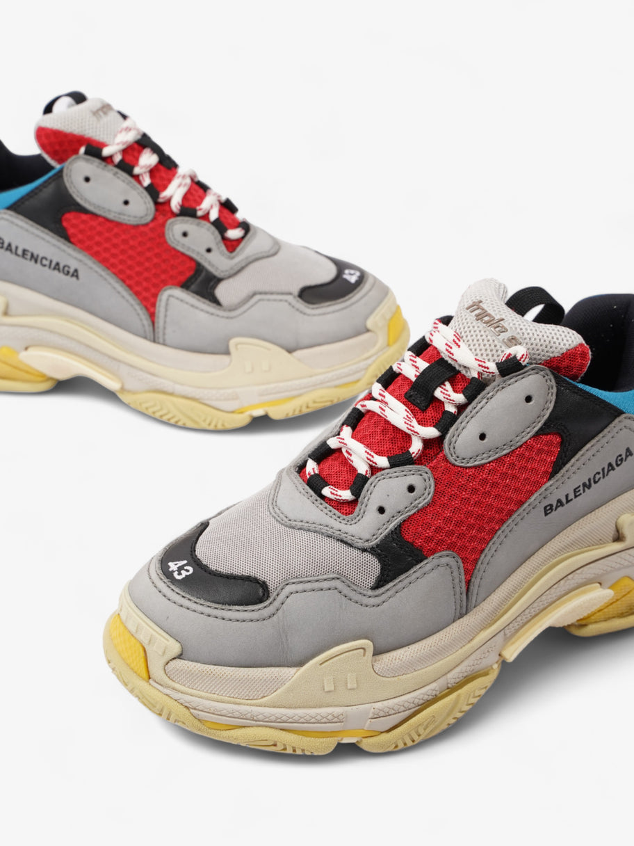 Balenciaga Triple S Grey / Red / Blue Mesh EU 43 UK 9 Image 10