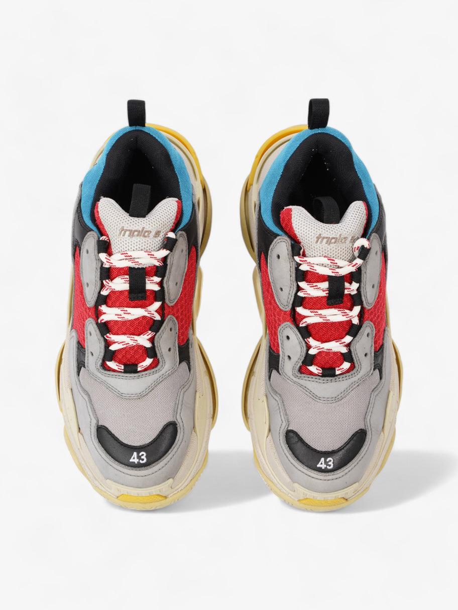 Balenciaga Triple S Grey / Red / Blue Mesh EU 43 UK 9 Image 8