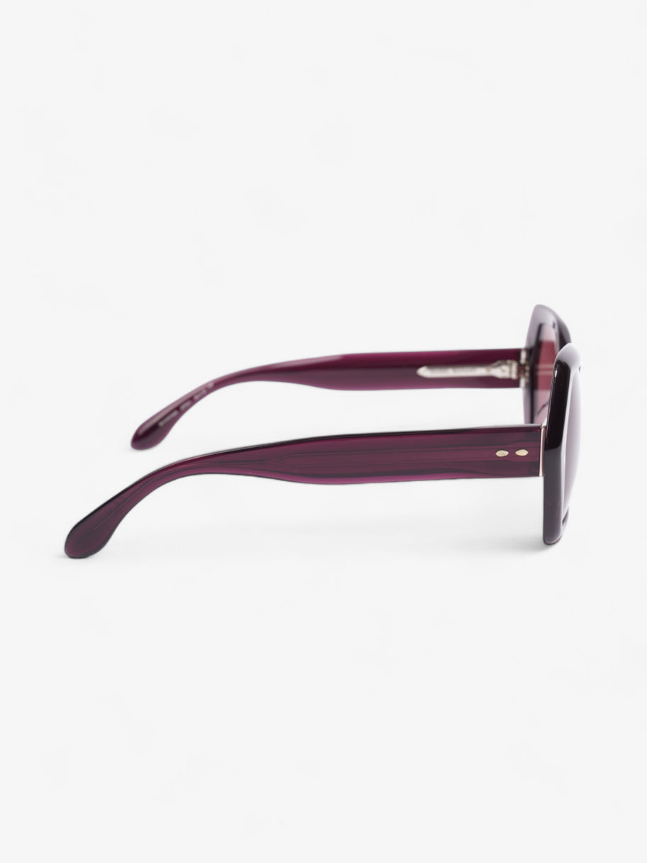 Isabel Marant Etoile Hexagon Sunglasses Maroon  Acetate 145mm Image 4