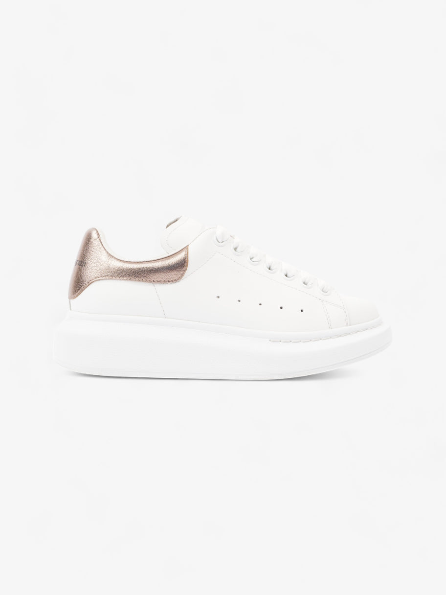 Oversized Sneakers White / Rose Gold Tab Leather EU 38 UK 5 Image 1