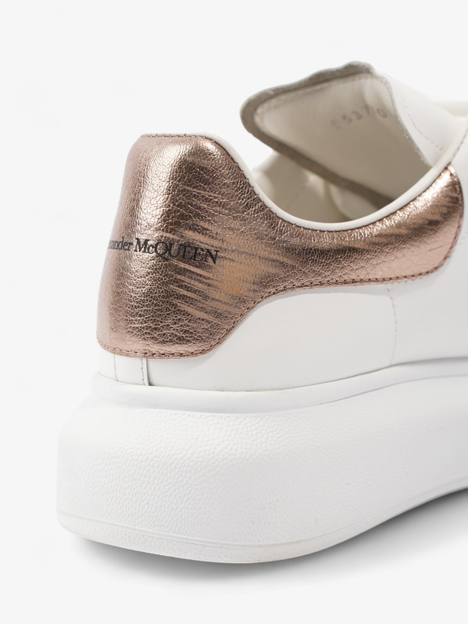 Oversized Sneakers White / Rose Gold Tab Leather EU 38 UK 5 Image 10