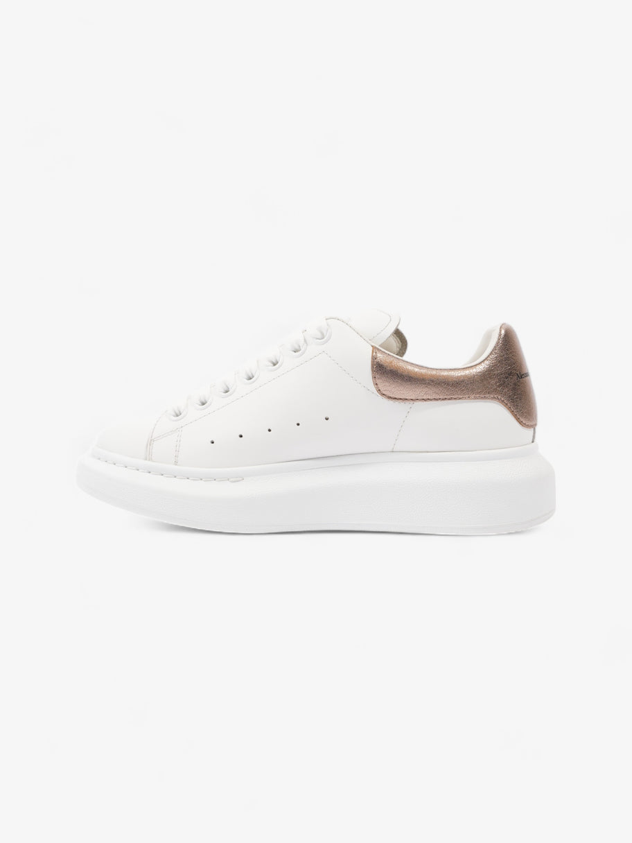 Oversized Sneakers White / Rose Gold Tab Leather EU 38 UK 5 Image 3