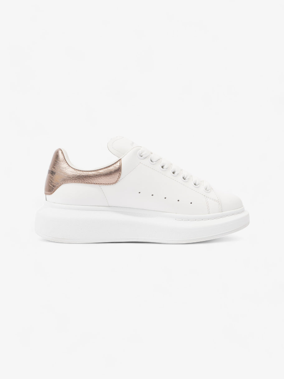 Oversized Sneakers White / Rose Gold Tab Leather EU 38 UK 5 Image 4