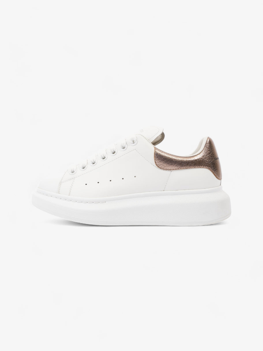 Oversized Sneakers White / Rose Gold Tab Leather EU 38 UK 5 Image 5